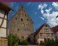 The historic stone house built in 1200ÃÅ¸ in Bad Wimpfen. Neckar Valley, Kraichgau, Baden-WÃÂ¼rttemberg, Germany, Europe